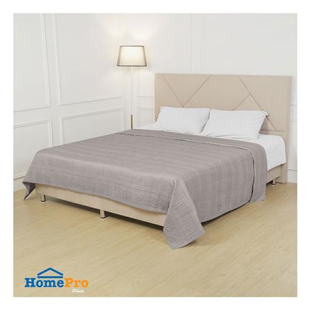 ผ้าคลุมเตียง 6 ฟุต HOME LIVING STYLE MARTIN สีน้ำตาล_6
