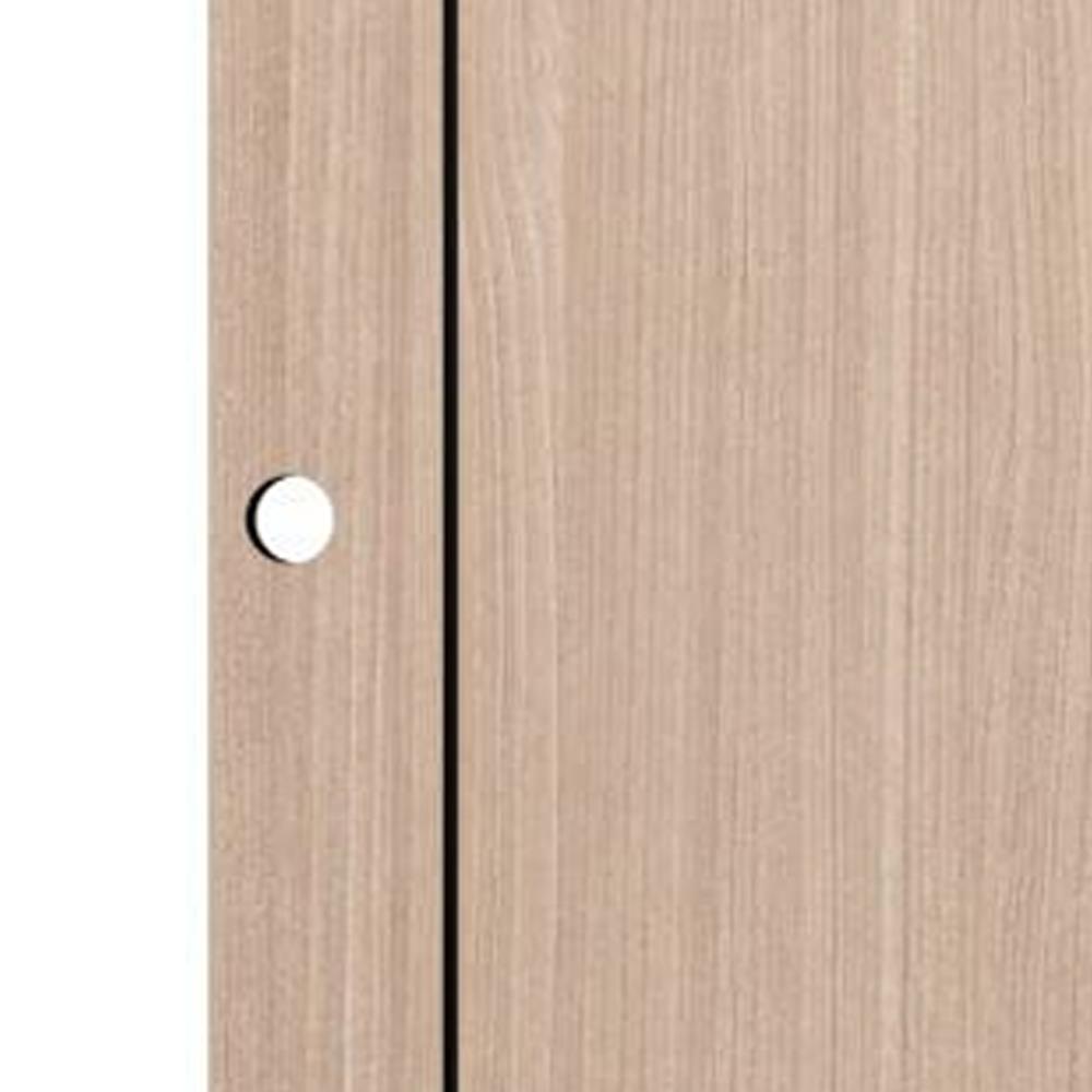 ประตูห้องน้ำ UPVC PARAZZO PUL-B06 70X200 ซม. สีบีช เจาะลูกบิด