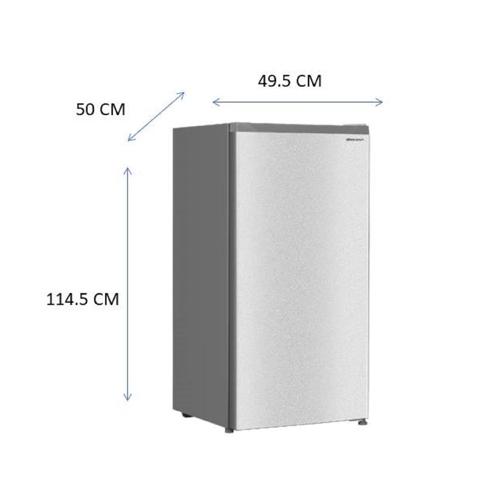 ตู้เย็น 1 ประตู SHARP SJ-F15ST-SL 5.4 คิว สีเงิน