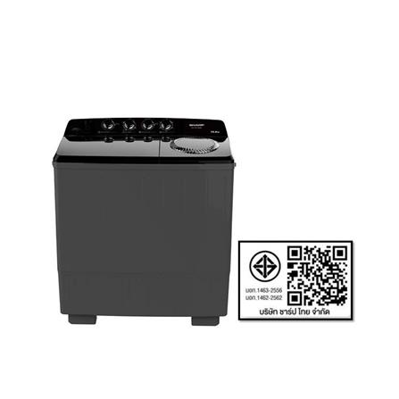 เครื่องซักผ้า 2 ถัง SHARP ES-TW150BK 15 กก. สีดำ_8