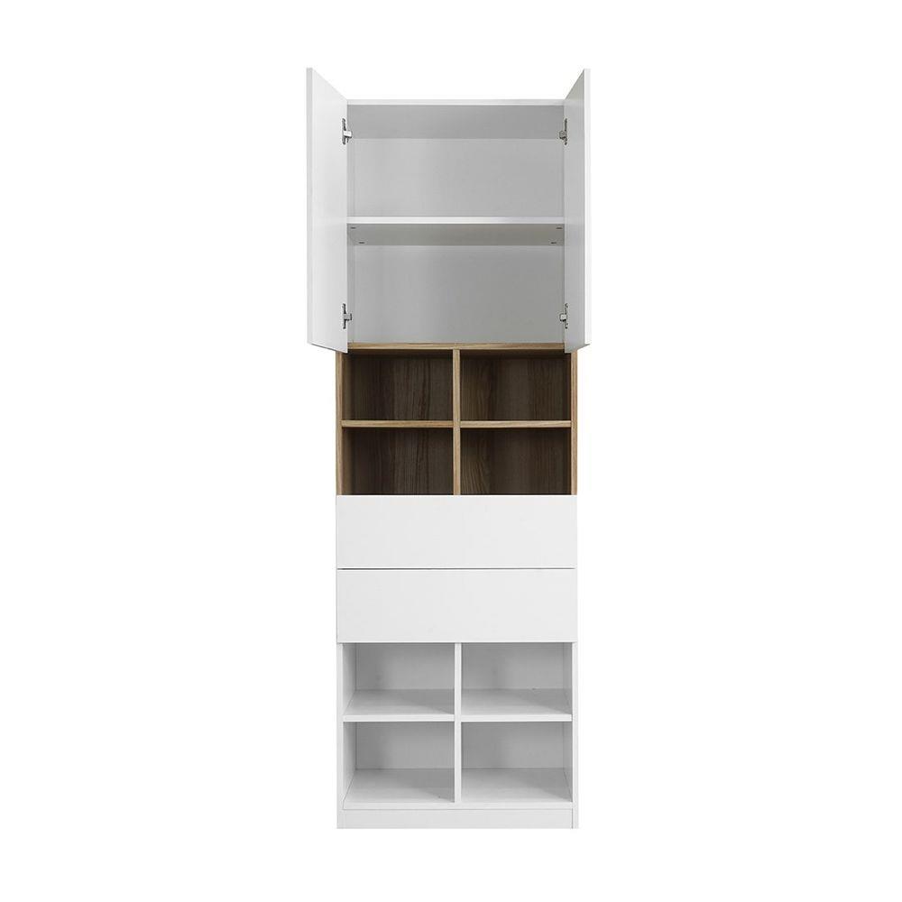 ตู้สูงบานผสม KONCEPT SEENSCAPE 19205302 60 ซม. สีลินด์เบิร์ก/ขาว