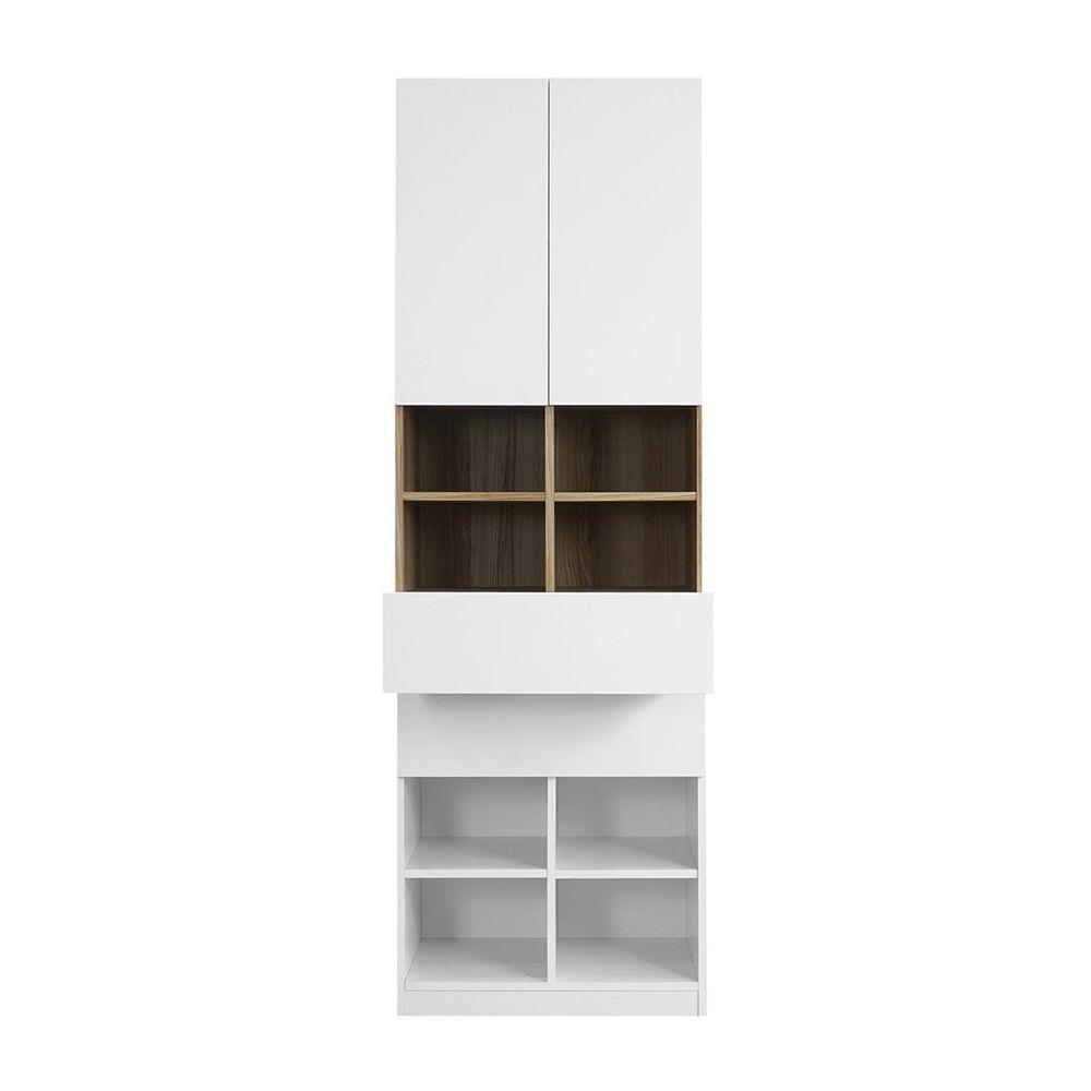 ตู้สูงบานผสม KONCEPT SEENSCAPE 19205302 60 ซม. สีลินด์เบิร์ก/ขาว