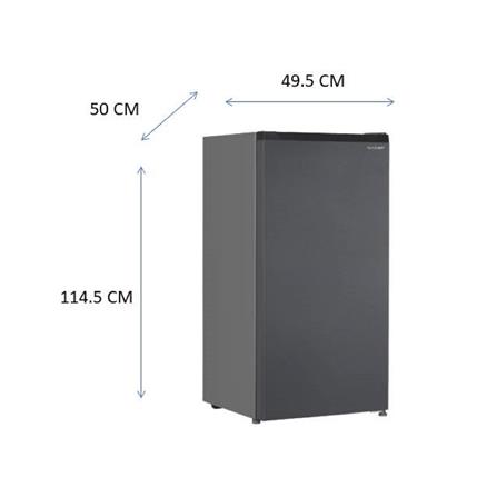 ตู้เย็น 1 ประตู SHARP SJ-F15ST-DK 5.4 คิว สีเทาเข้ม_7