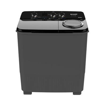 เครื่องซักผ้า 2 ถัง SHARP ES-TW100BK 10 กก. สีดำ_0