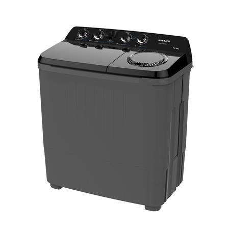 เครื่องซักผ้า 2 ถัง SHARP ES-TW110BK 11 กก. สีดำ_1