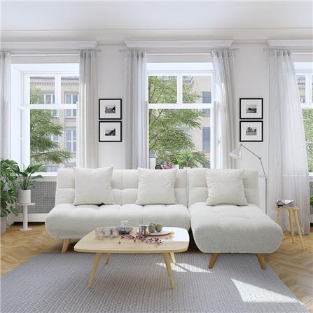 โซฟาเข้ามุม KONCEPT JAWY 19227795 สีครีม_5