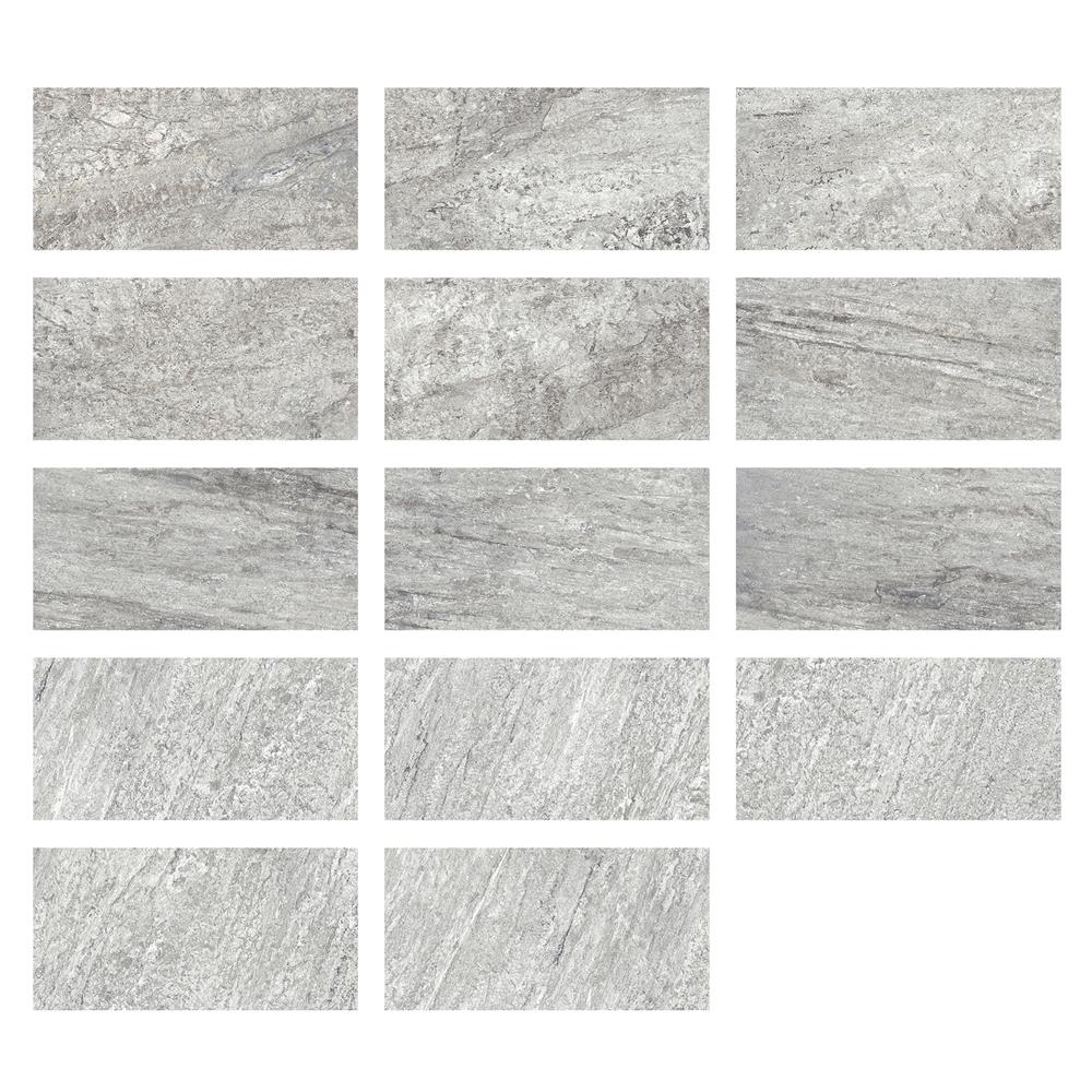 กระเบื้องพื้นพอร์ซเลน 30x60 ซม. COTTO ดอสก้า เทาเข้ม HYG PM 1.44 ตร.ม.