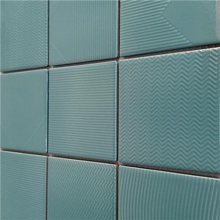 กระเบื้องผนังพอร์ซเลน 4x4 นิ้ว COTTO สลิม ฟอร์มา สีเขียว PM 1 ตร.ม._2