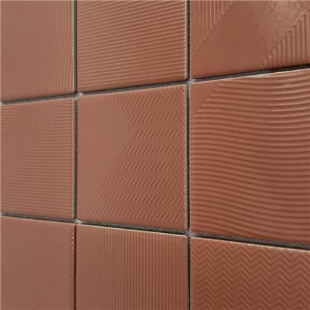 กระเบื้องผนังพอร์ซเลน 4x4 นิ้ว COTTO สลิม ฟอร์มา เทอร่า สีส้ม PM 1 ตร.ม._2