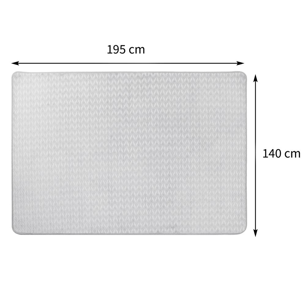 พรม HOME LIVING STYLE YURI 140X195 ซม. สีเทา