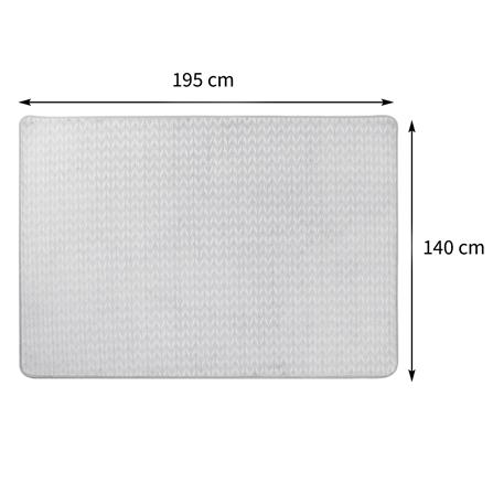 พรม HOME LIVING STYLE YURI 140X195 ซม. สีเทา_9