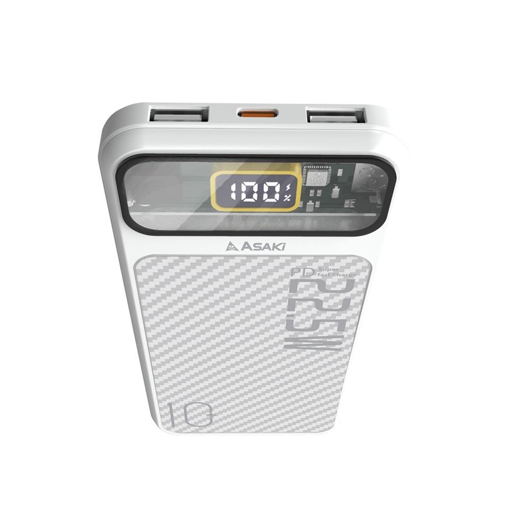 แบตเตอรี่สำรอง ASAKI A-B3566F 10000 MAH