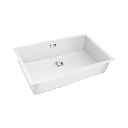 ซิงค์ฝัง 1 หลุม LUCKY FLAME GNS-0851-UM(W) สีแกรนิตสีขาว_1