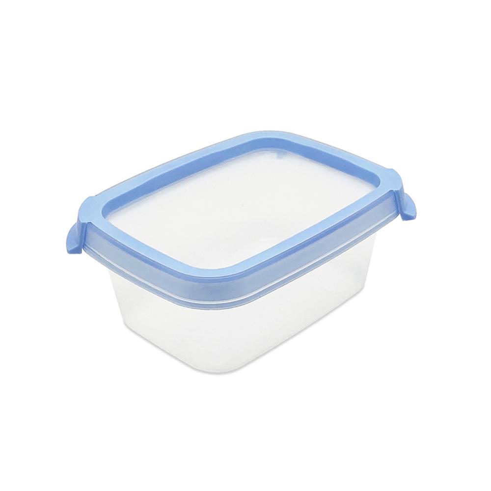 กล่องอาหารเหลี่ยม 0.2 ลิตร KECH NEAT สีฟ้า (แพ็ก 2 ชิ้น)