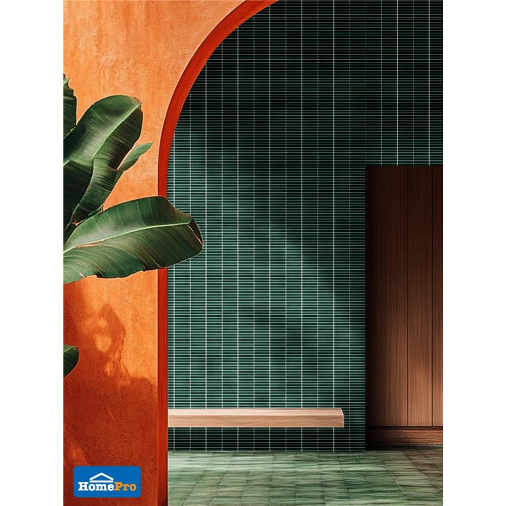 โมเสคพอร์ซเลน 30x30 ซม. COTTO ลิเนียร์ ฟอเรสท์ เขียว