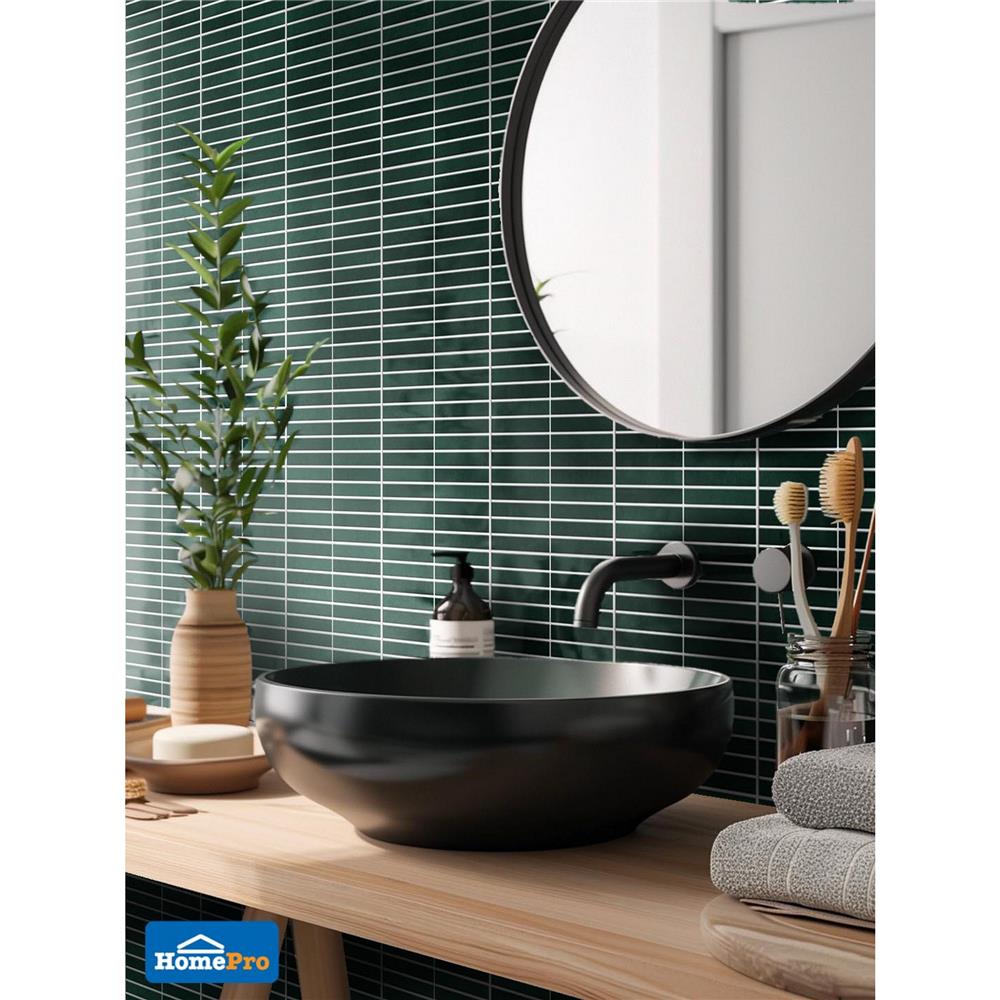 โมเสคพอร์ซเลน 30x30 ซม. COTTO ลิเนียร์ ฟอเรสท์ เขียว