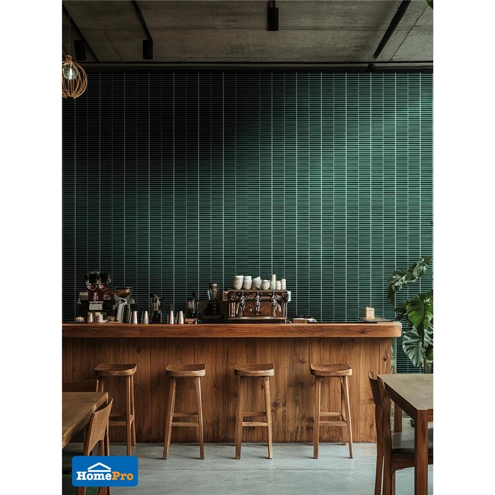 โมเสคพอร์ซเลน 30x30 ซม. COTTO ลิเนียร์ ฟอเรสท์ เขียว