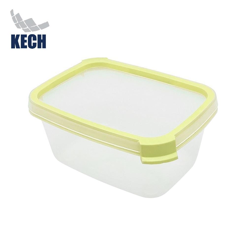 กล่องอาหารเหลี่ยม 0.5 ลิตร KECH NEAT สีเหลือง_0