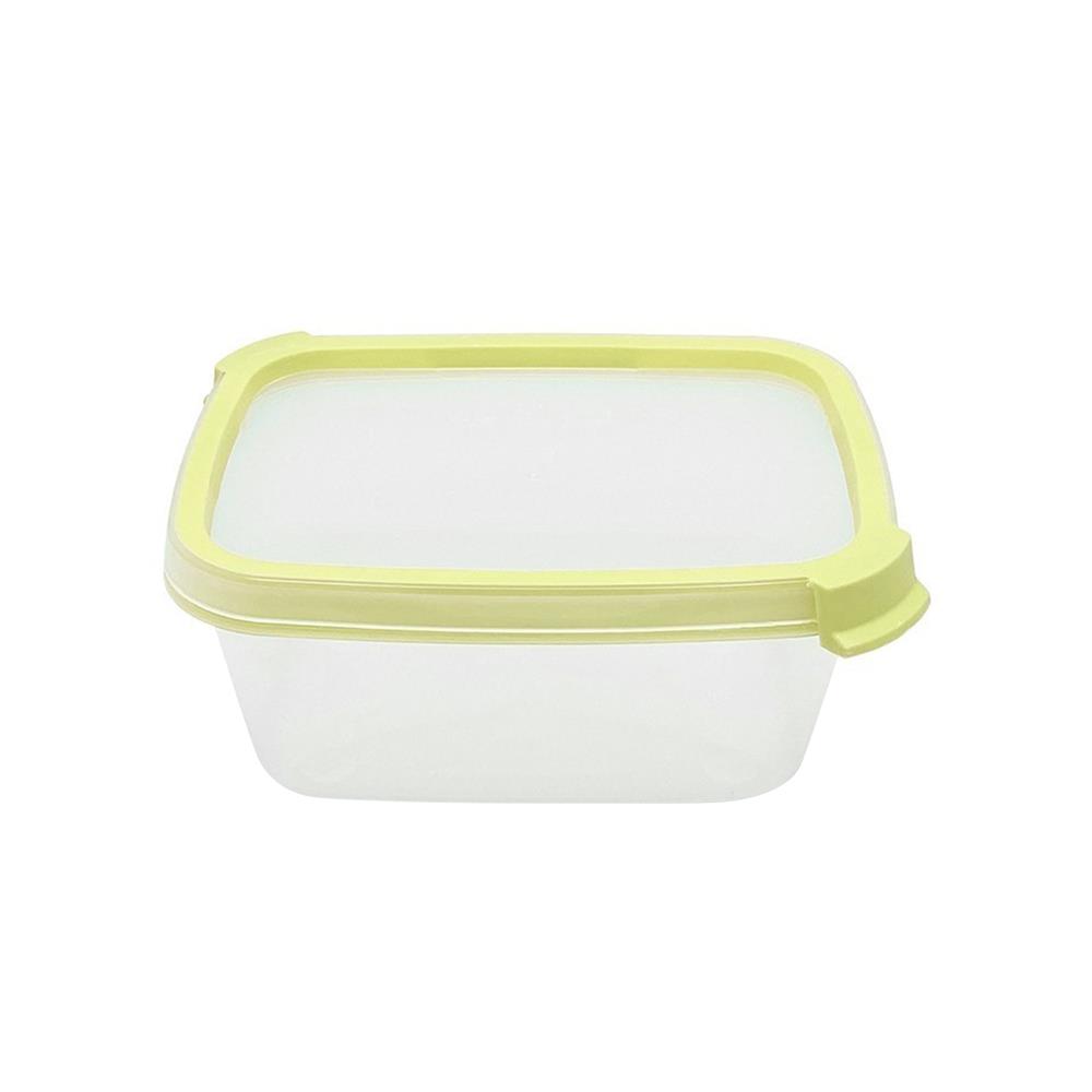 กล่องอาหารเหลี่ยม 0.5 ลิตร KECH NEAT สีเหลือง