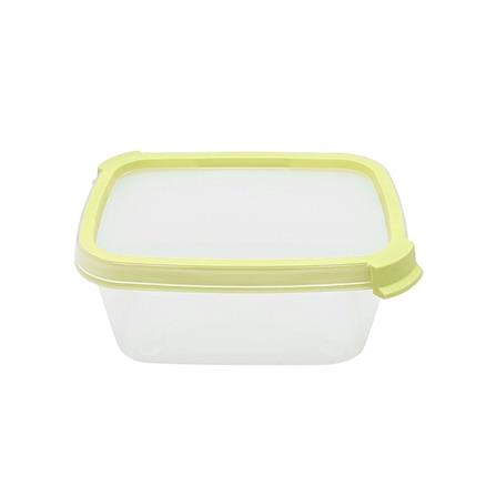 กล่องอาหารเหลี่ยม 0.5 ลิตร KECH NEAT สีเหลือง_2