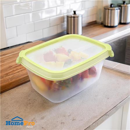 กล่องอาหารเหลี่ยม 0.5 ลิตร KECH NEAT สีเหลือง_5