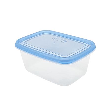 กล่องอาหารเหลี่ยม 0.5 ลิตร KECH NOLA สีฟ้า แพ็ก 4 ชิ้น_2