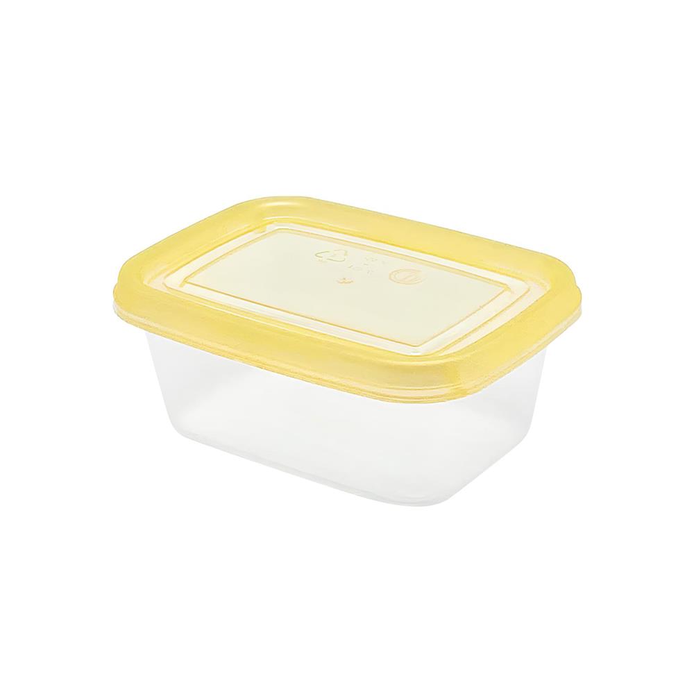 กล่องอาหารเหลี่ยม 0.2 ลิตร KECH NOLA สีเหลือง