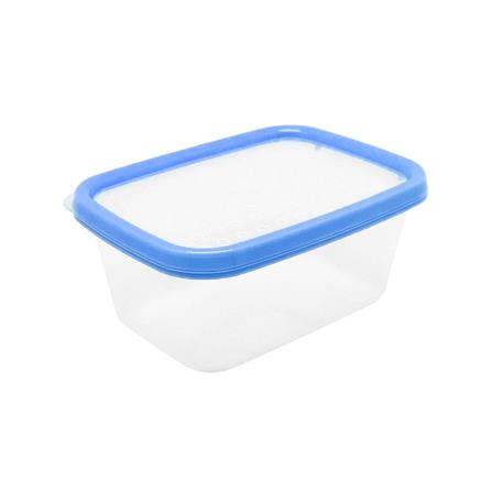 กล่องอาหารเหลี่ยม 0.5 ลิตร KECH NICE สีฟ้า แพ็ก 4 ชิ้น_1