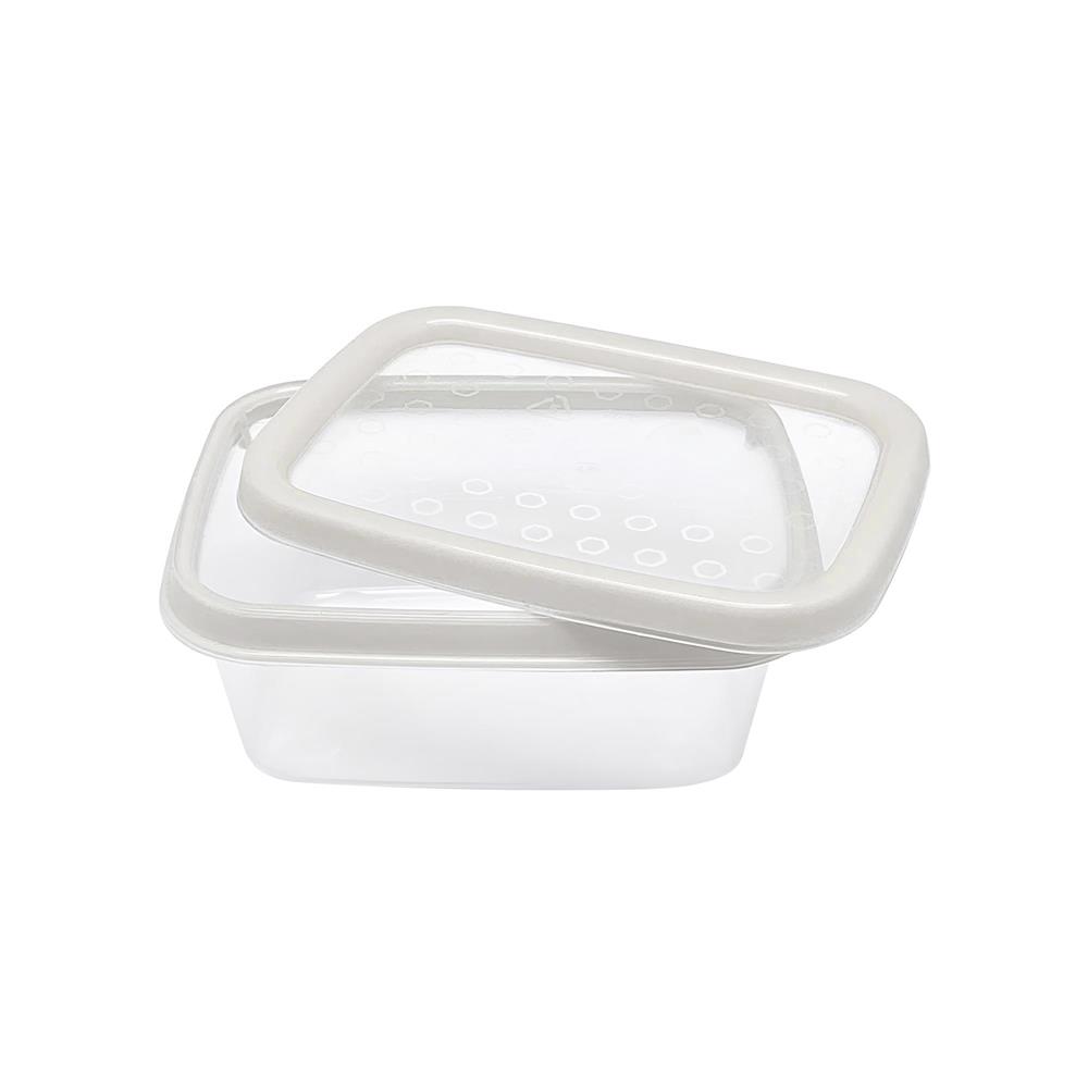 กล่องอาหารเหลี่ยม 0.2 ลิตร KECH NICE สีเทา