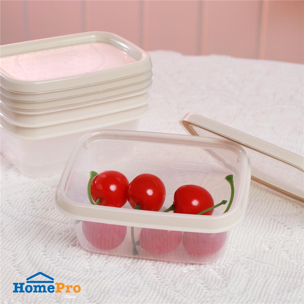 กล่องอาหารเหลี่ยม 0.2 ลิตร KECH NICE สีเทา