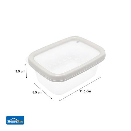 กล่องอาหารเหลี่ยม 0.2 ลิตร KECH NICE สีเทา_6