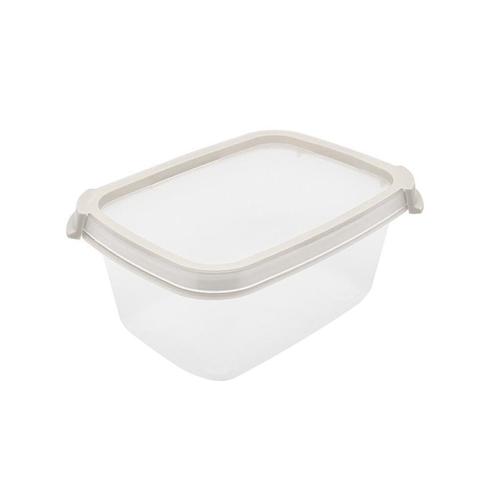 กล่องอาหารเหลี่ยม 0.5 ลิตร KECH NEAT สีเทา