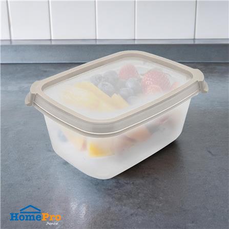 กล่องอาหารเหลี่ยม 0.5 ลิตร KECH NEAT สีเทา_5