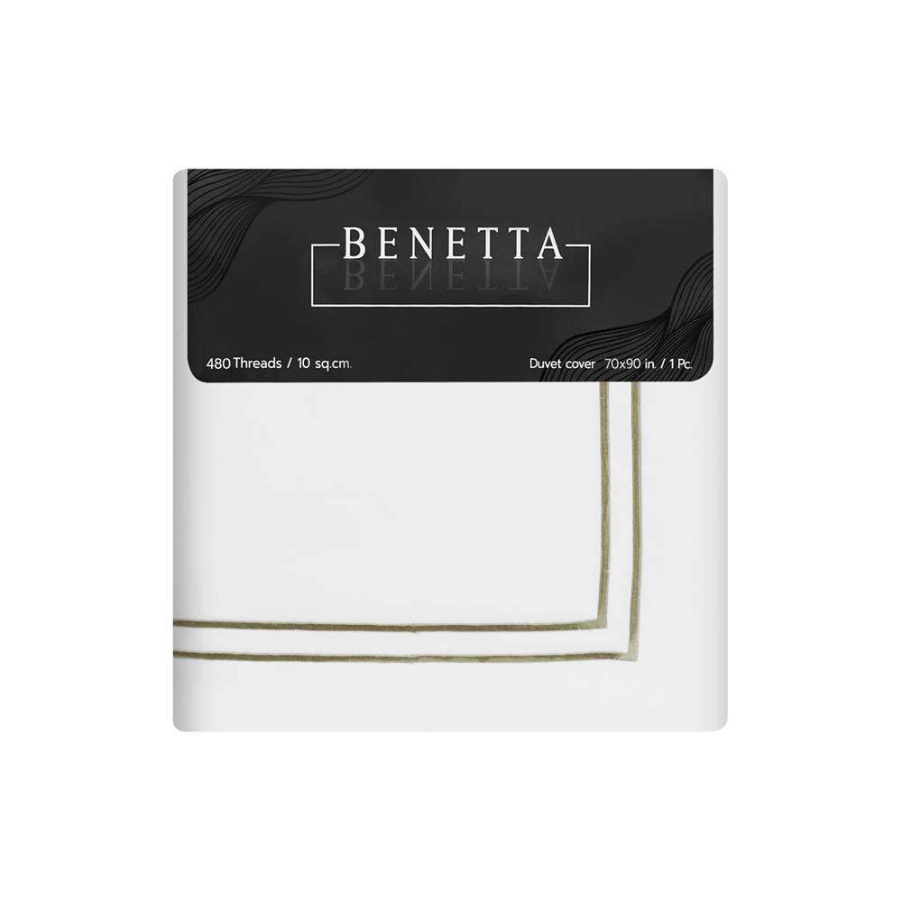 ปลอกผ้านวม BENETTA ELEGANCE 70x90 นิ้ว สี WHITE