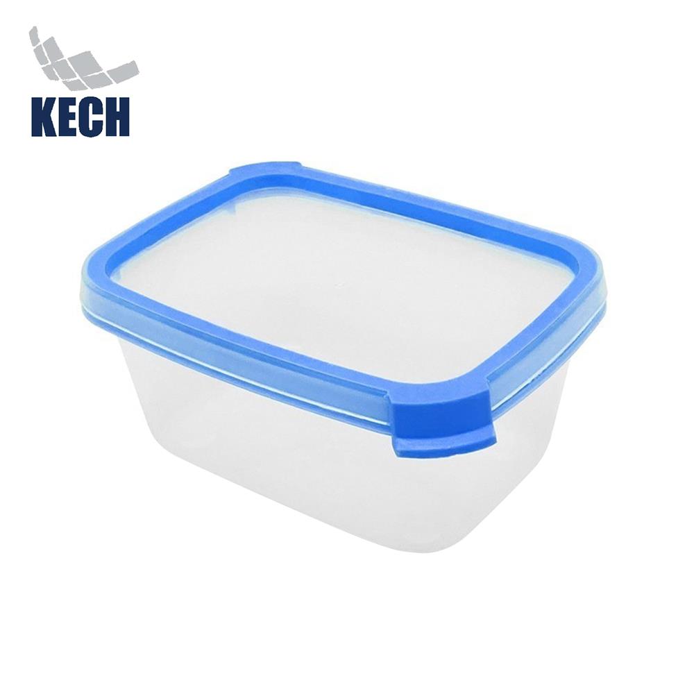 กล่องอาหารเหลี่ยม 0.5 ลิตร KECH NEAT สีฟ้า_0