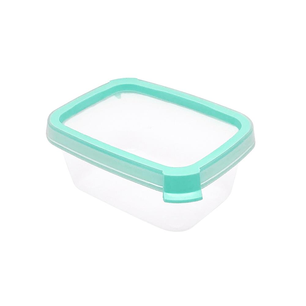 กล่องอาหารเหลี่ยม 0.2 ลิตร KECH NEAT สีเขียว (แพ็ก 2 ชิ้น)