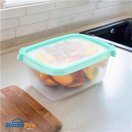 กล่องอาหารเหลี่ยม 0.5 ลิตร KECH NEAT สีเขียว_5