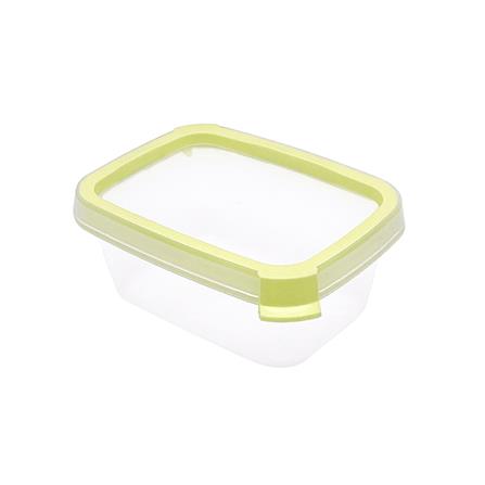 กล่องอาหารเหลี่ยม 0.2 ลิตร KECH NEAT สีเหลือง (แพ็ก 2 ชิ้น)_1