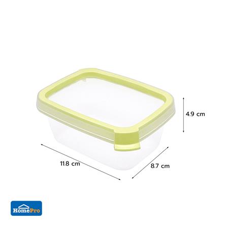 กล่องอาหารเหลี่ยม 0.2 ลิตร KECH NEAT สีเหลือง (แพ็ก 2 ชิ้น)_7