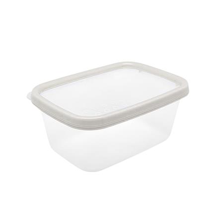 กล่องอาหารเหลี่ยม 0.5 ลิตร KECH NICE สีเทา แพ็ก 4 ชิ้น_2