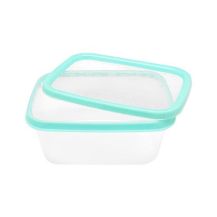 กล่องอาหารเหลี่ยม 0.5 ลิตร KECH NICE สีเขียว แพ็ก 4 ชิ้น_2