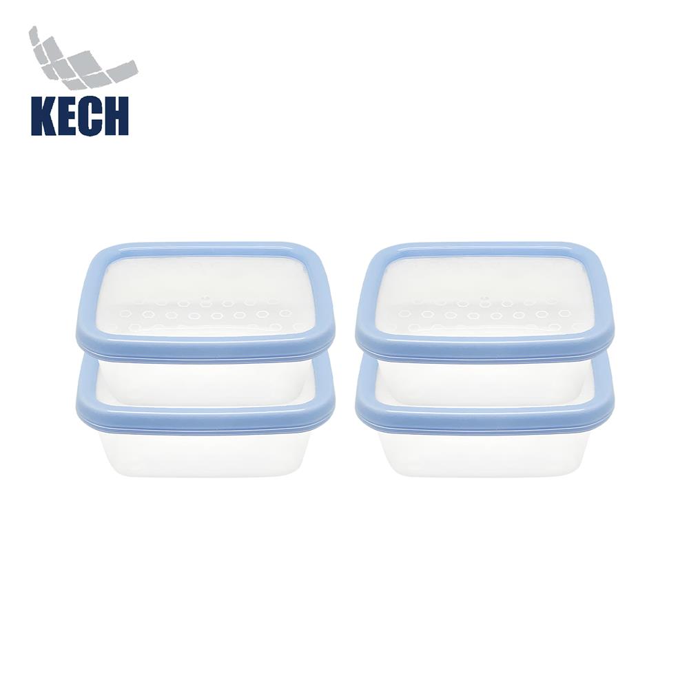 กล่องอาหารเหลี่ยม 0.2 ลิตร KECH NICE สีฟ้า