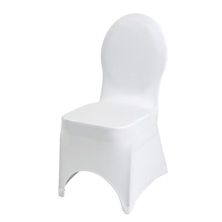 ผ้าคลุมเก้าอี้สำเร็จรูป FURDINI SPENDEX-FINE สีขาว_2