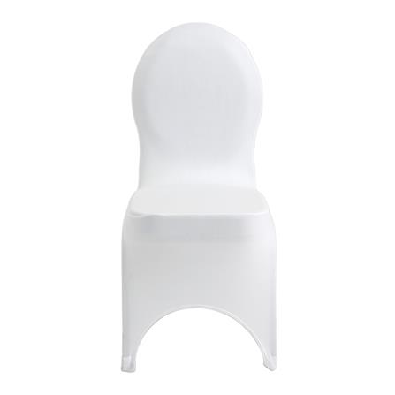 ผ้าคลุมเก้าอี้สำเร็จรูป FURDINI SPENDEX-FINE สีขาว_3