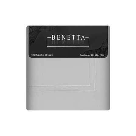 ปลอกผ้านวม BENETTA ELEGANCE 100x90 นิ้ว สี GREY_3