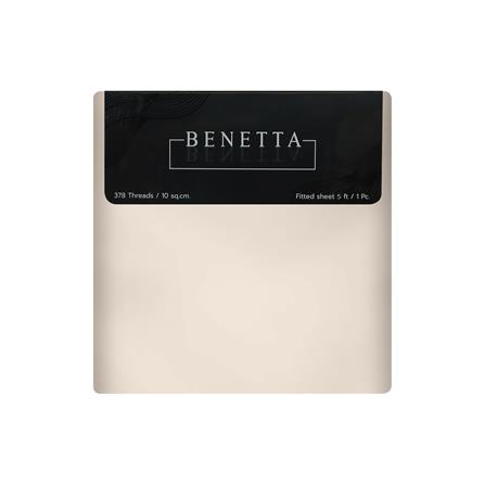 ผ้าปูที่นอน 5 ฟุต BENETTA MIST สี BEIGE_3