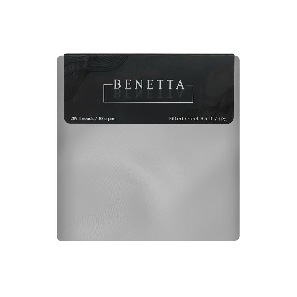 ผ้าปูที่นอน 3.5 ฟุต BENETTA BIRKIN สี GREY