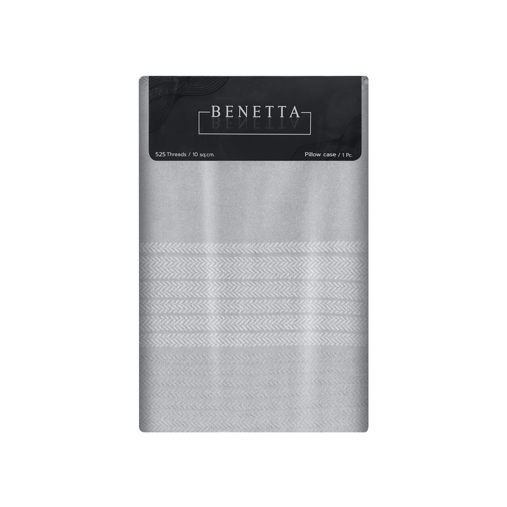 ปลอกหมอนหนุน BENETTA WISDOM สี METALLIC GREY