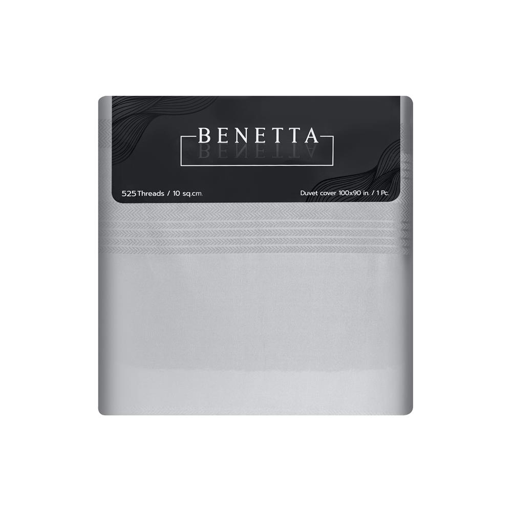 ปลอกผ้านวม BENETTA WISDOM 100x90 นิ้ว สี METALLIC GREY