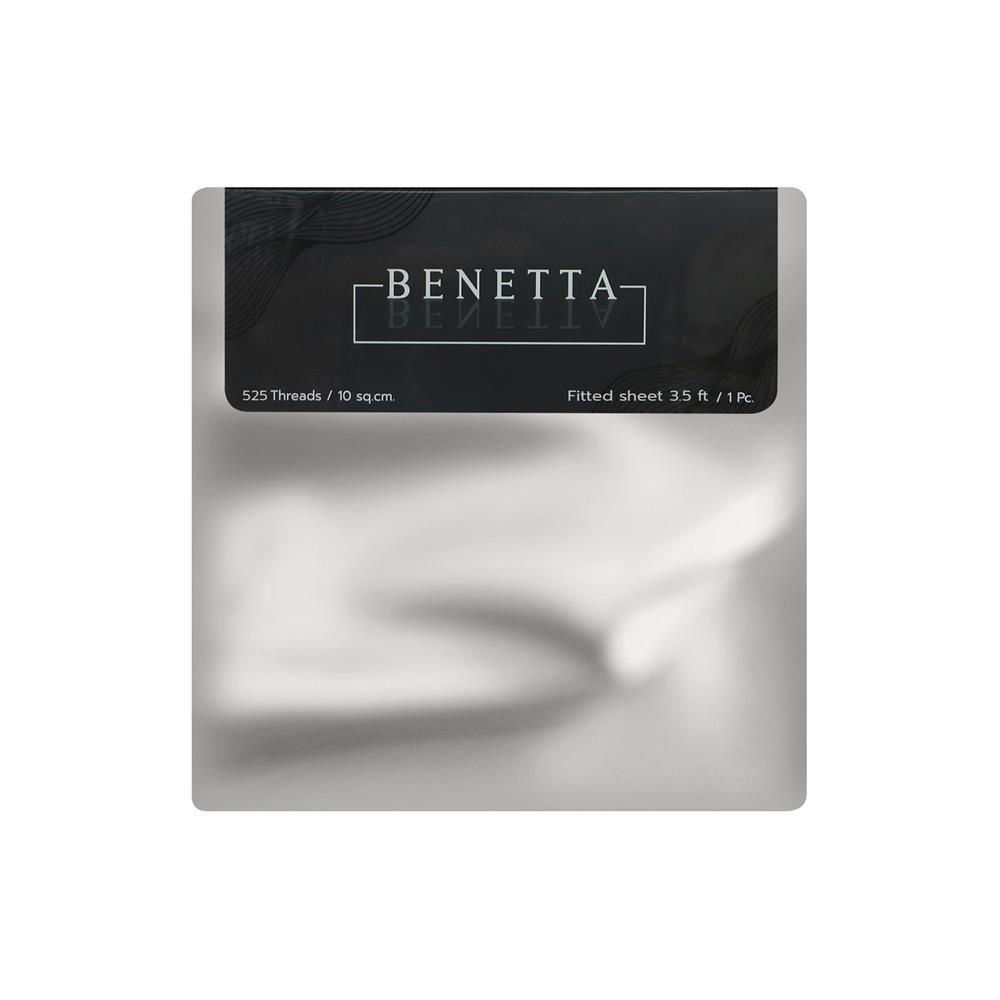 ผ้าปูที่นอน 3.5 ฟุต BENETTA OPERA สี SILVER